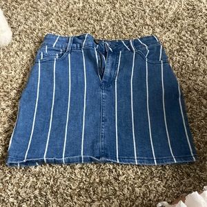 jean skirt